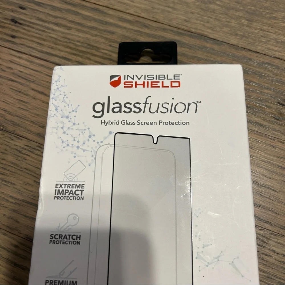 Invisible shield glass fusion hybrid glass screen protector for Samsung galaxy